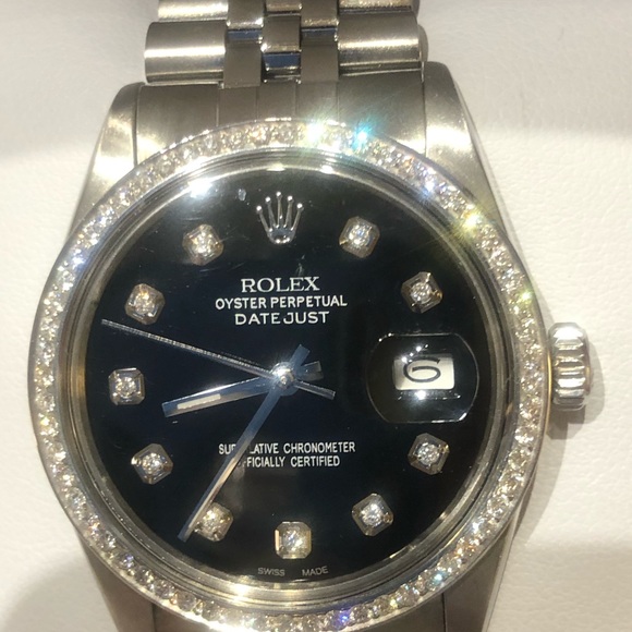 Rolex datejust Diamonds - Picture 2 of 8